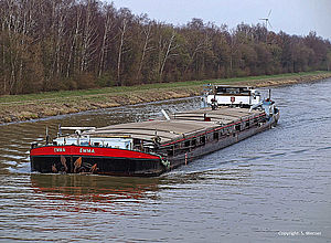 Inland water vessel named EMMA | EMMA - a project of Interreg Baltic Sea Region (photo: S. Werner)