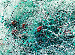 Fishing net | MARELITT Baltic - a project of Interreg Baltic Sea Region (photo: Panthermedia/José Manuel Gelpi)