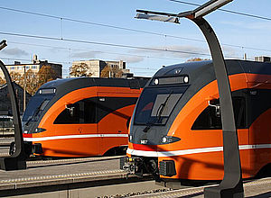 Trains in Tallinn | NSB CoRe - a project of Interreg Baltic Sea Region (photo: Dima Stepanchuk)