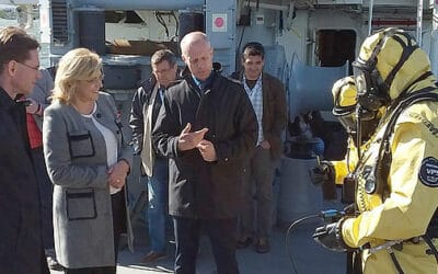 ChemSAR presents safety operations at sea to commission Vice-President and commissioner