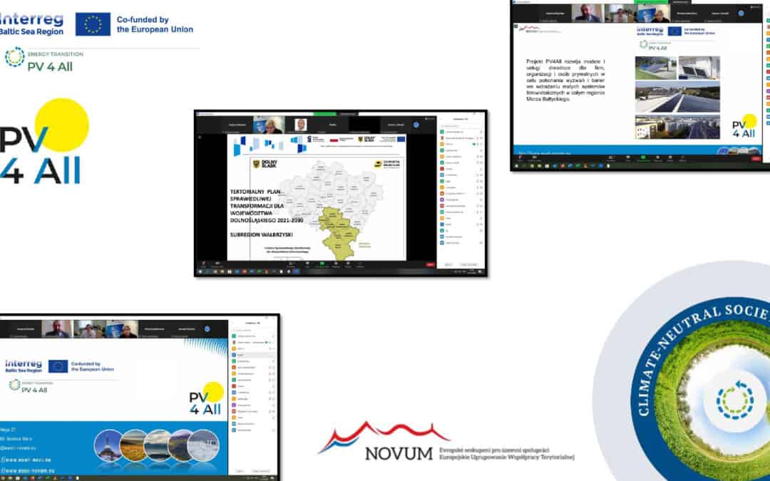 Webinar on funding opportunities for photovoltaic panels