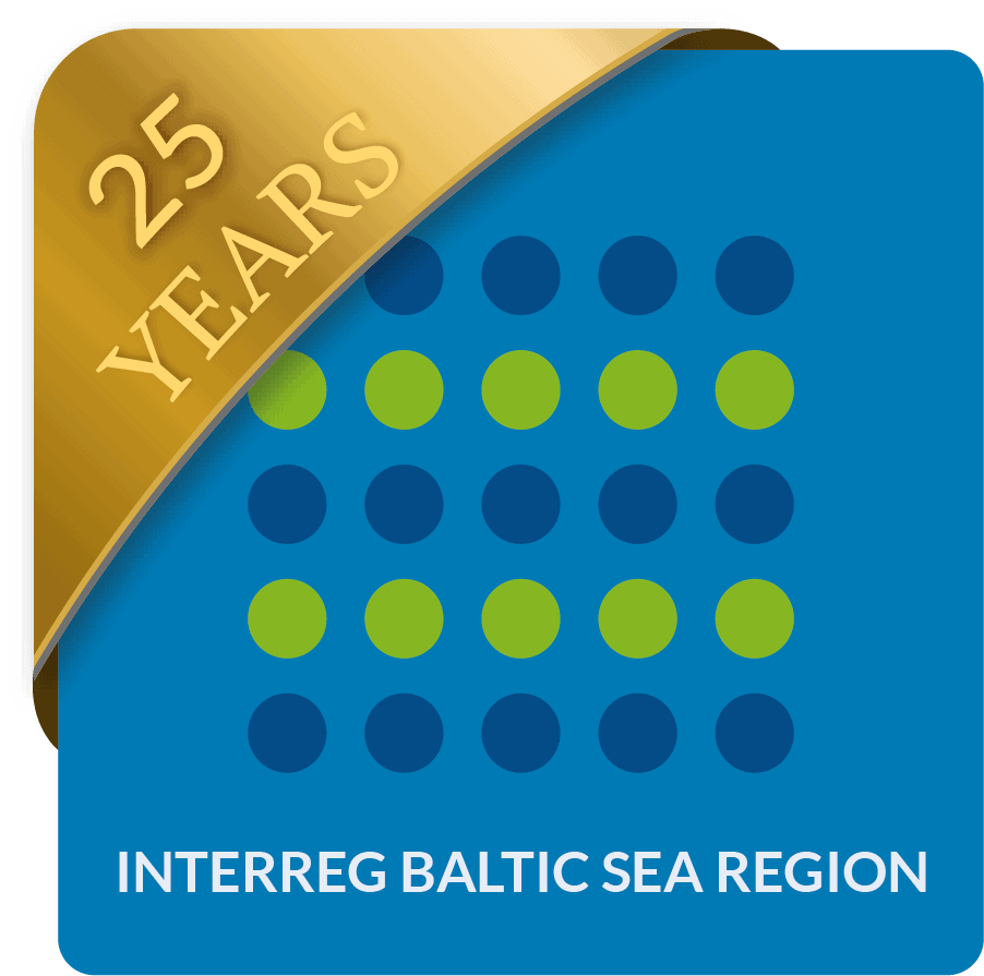 25 years of Interreg Baltic Sea Region Programme badge