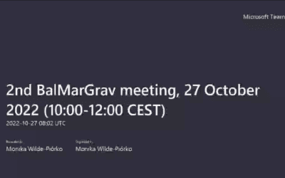 BalMarGrav: 2nd on-line meeting