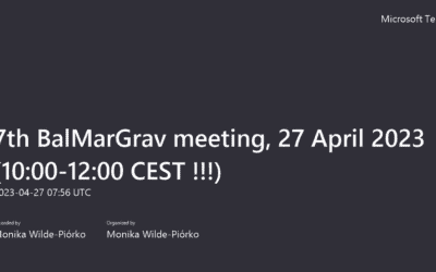 BalMarGrav: 7th on-line meeting