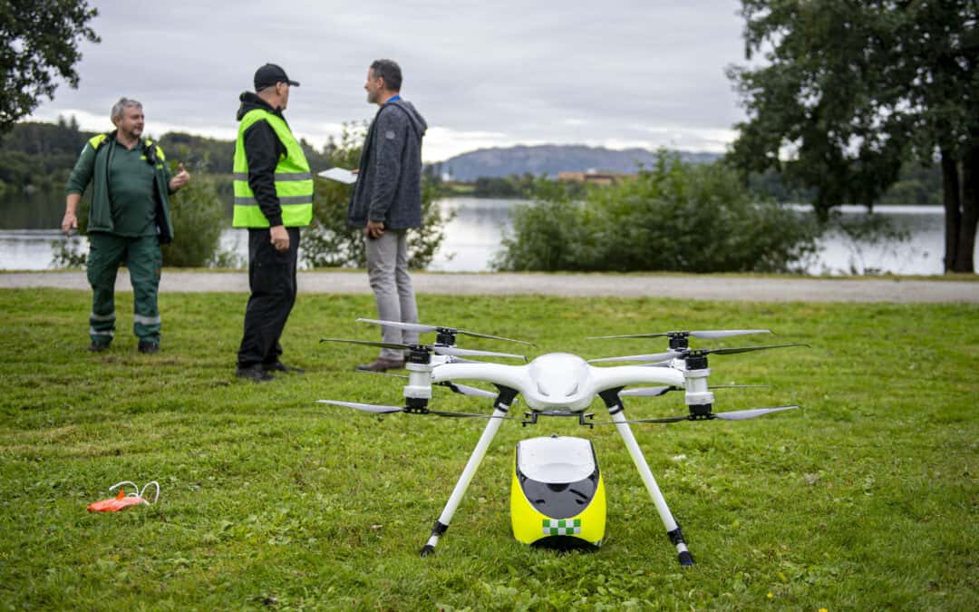 Stockholm got its landing sites for drones mapped