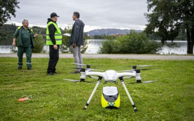 Stockholm got its landing sites for drones mapped