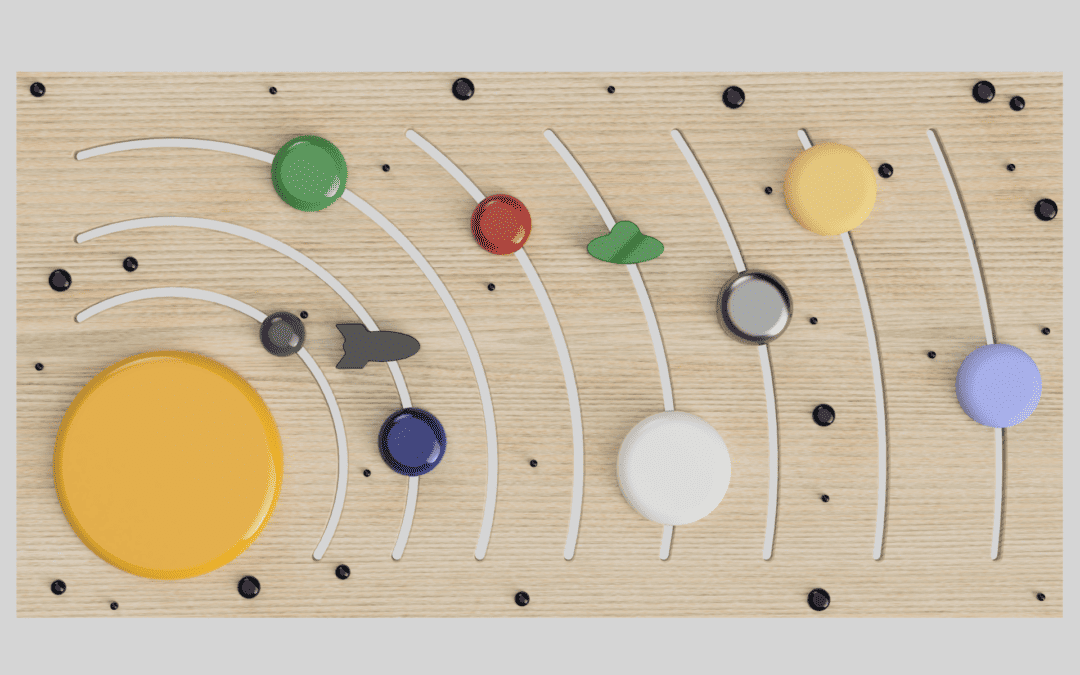 Sensory furniture front panels designed for the little dreamers