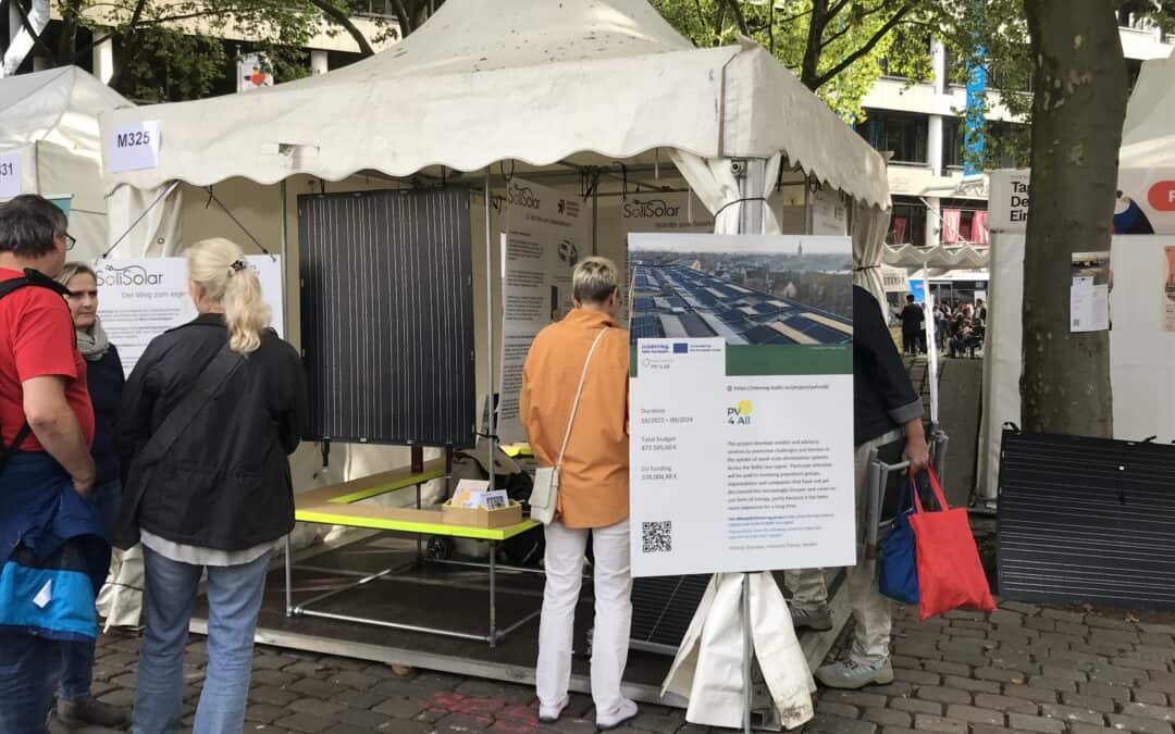 PV4ALL and SoliSolar at the citizens’ festival on German Unity Day 2023 in Hamburg