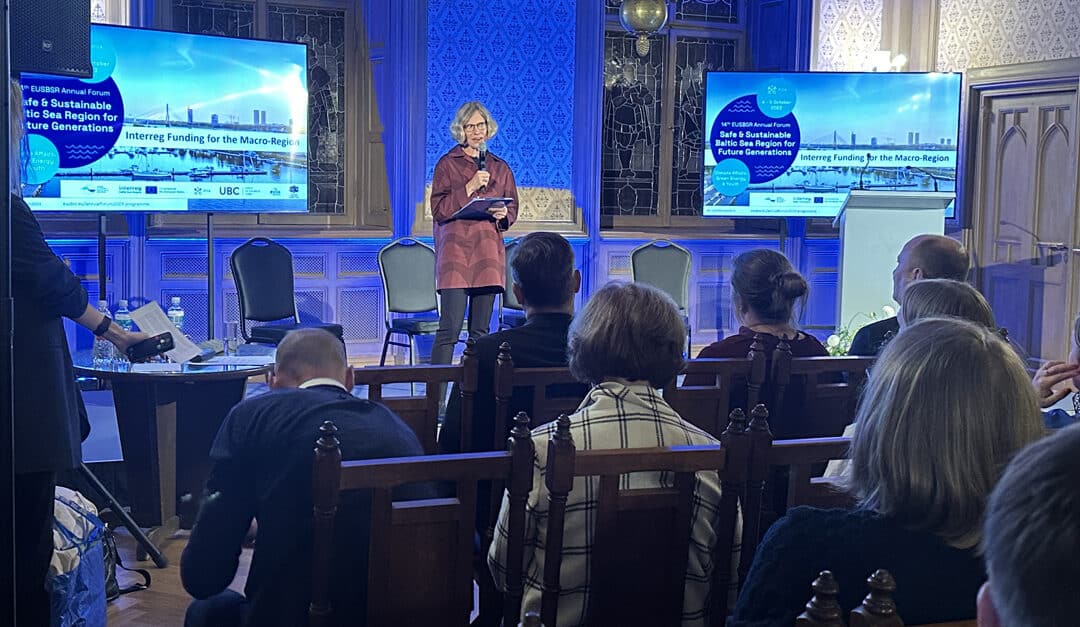 Interreg Baltic Sea Region at the EUSBSR Annual Forum 2023