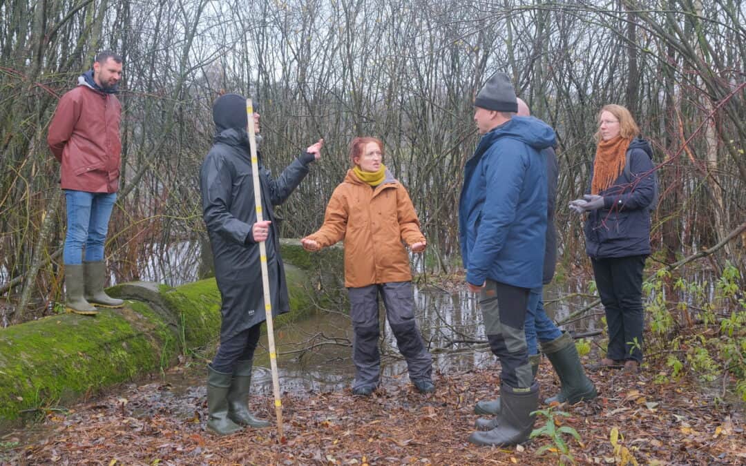 Swedish–Latvian teams visit the pilot lake in Riga