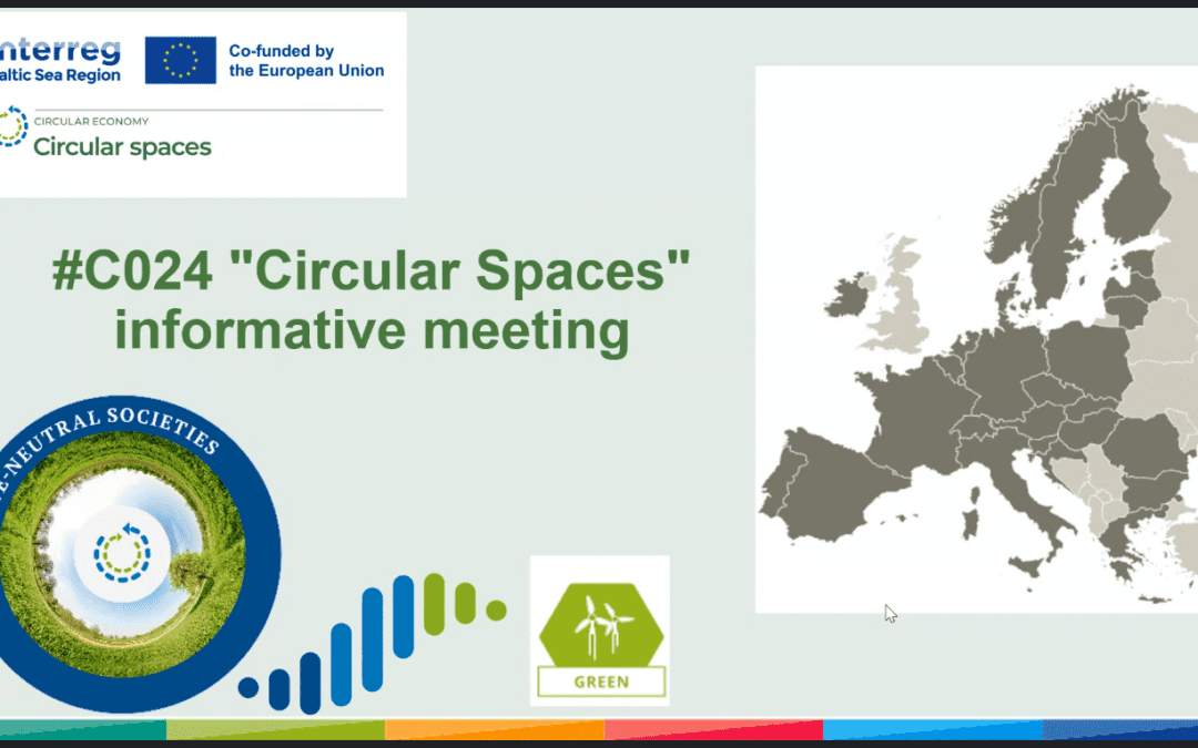 Informative webinar to introduce interested parties to Circular spaces