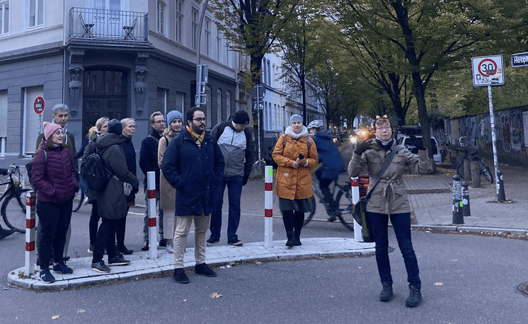 A tour of Hamburg-Altona, led by Heike Bunte