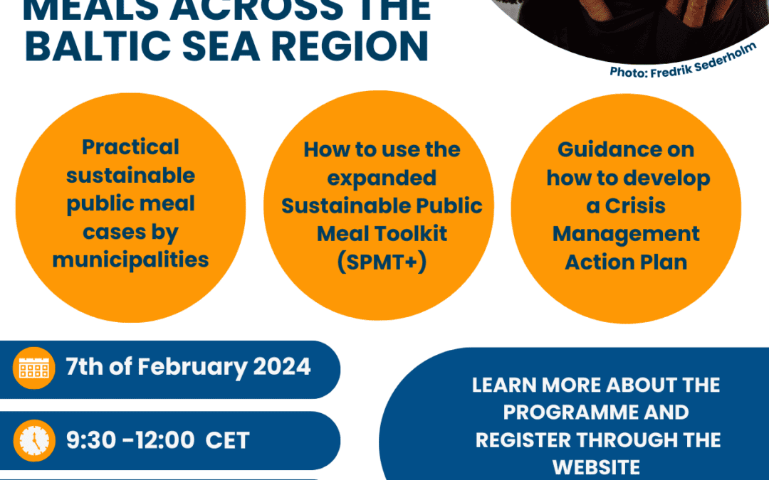 Welcome to the StratKIT+ Final Conference: Expanding practices for sustainable public meals across the Baltic Sea Region!