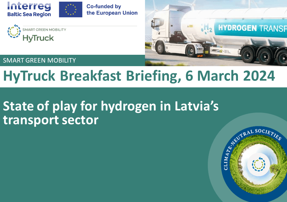 State of play in Latvia’s alternative fuels infrastructure and decarbonization of transport sector