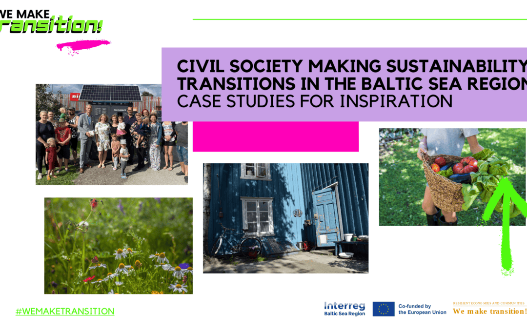 Get inspired by case studies on civil society making sustainability transition!