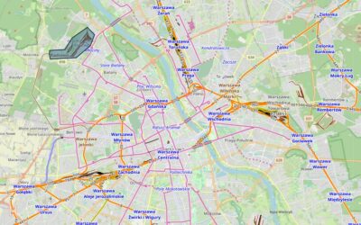 Railway hubs for Warsaw