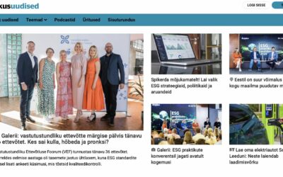 New sustainability news portal was launched in Estonia