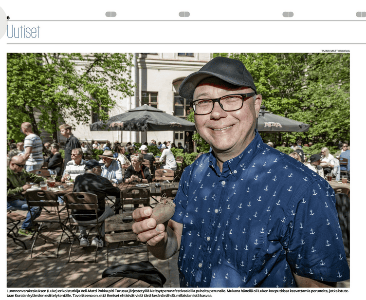 Preserving Heritage Potatoes: Highlights from the Virgin Potato Festival in Turku, Finland and Turun Sanomat’s Coverage of the Mainpotre Project