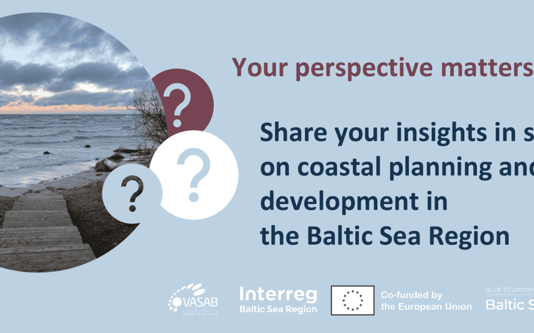 Share your insights in survey on coastal planning and development in the Baltic Sea Region
