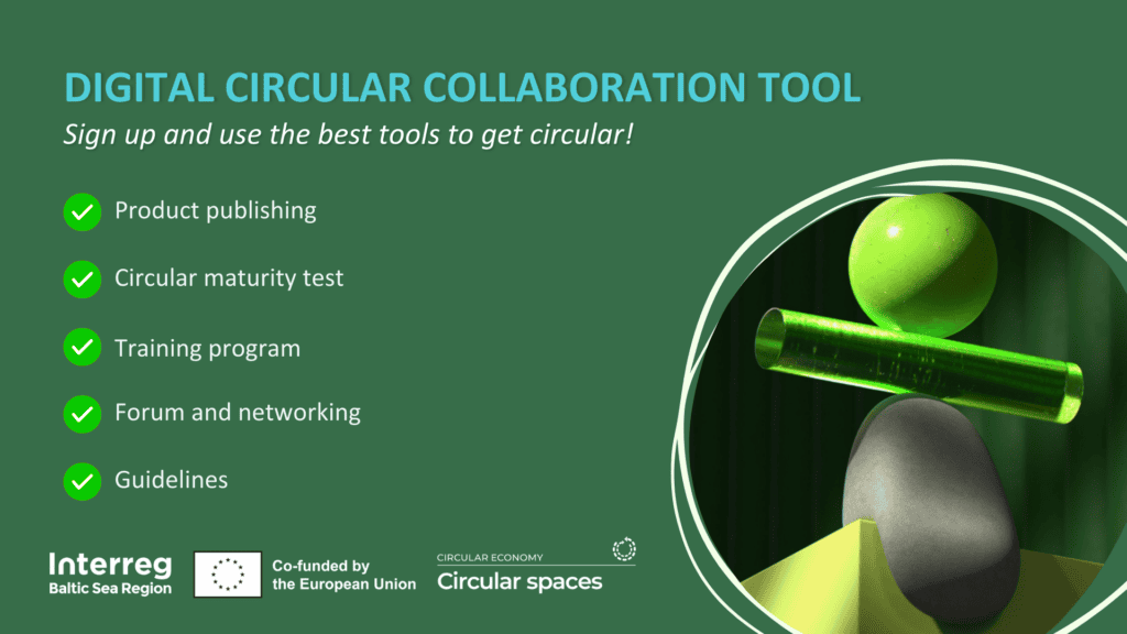 In a significant stride towards fostering sustainable innovation and collaboration, the project’s “Circular spaces” team is thrilled to announce the launch of its new Digital Circular collaboration tool, designed to empower makerspaces, makers, SMEs, start-ups, suppliers and others to share and implement sustainable practices. This tool is designed to help optimize how we approach circularity and sustainability.