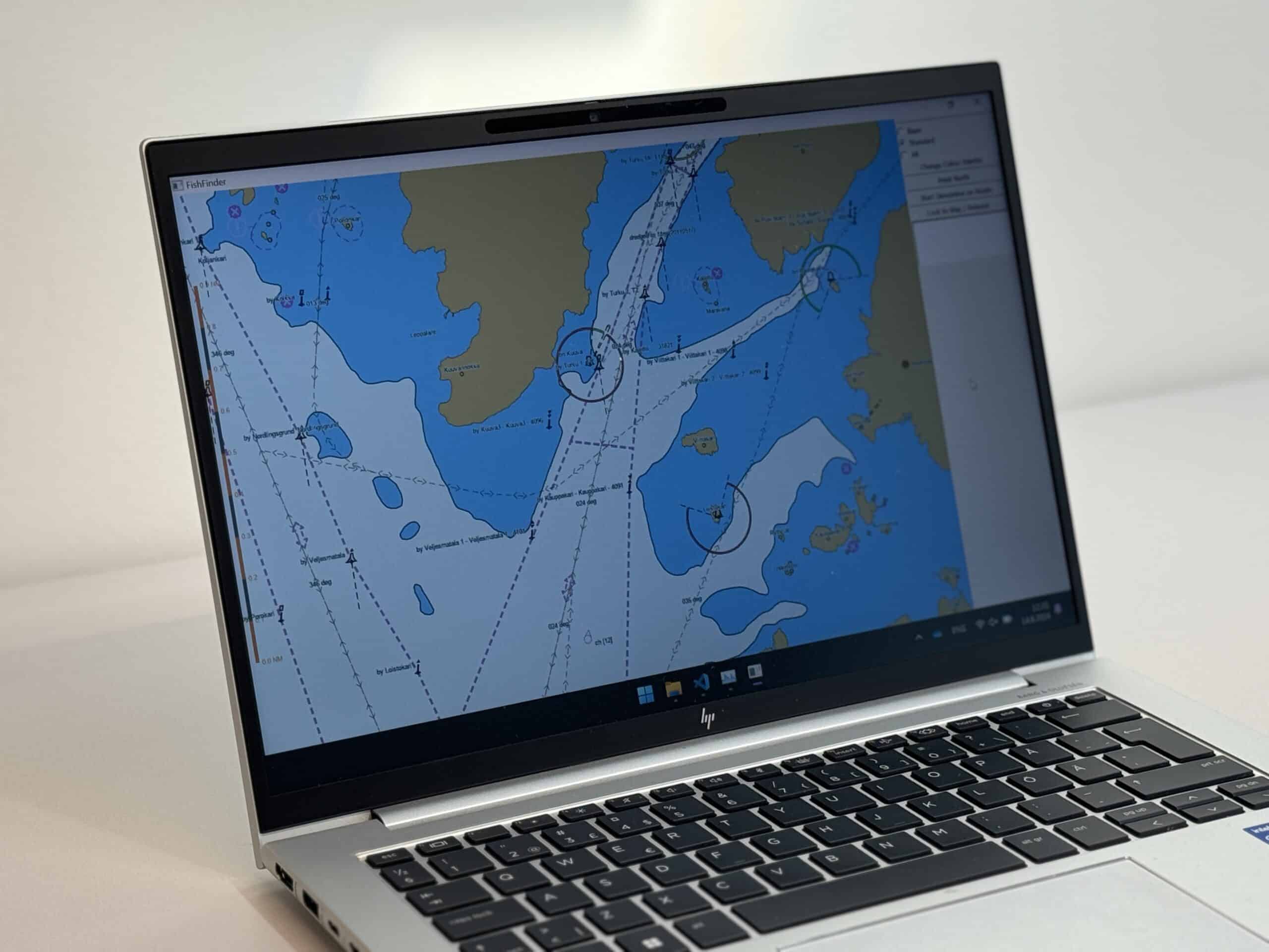 New Test S100 Electronic Chart Software under development in the