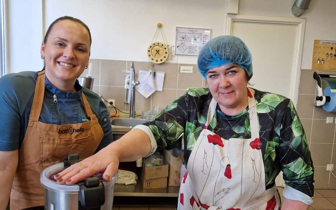 Masterclass for school chefs in Latgale