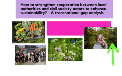 WMT publication: How to strengthen cooperation between local authorities and civil society actors to enhance sustainability?