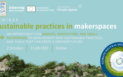 Two Days Left to Join the Online Seminar “Sustainable Practices in Makerspaces”