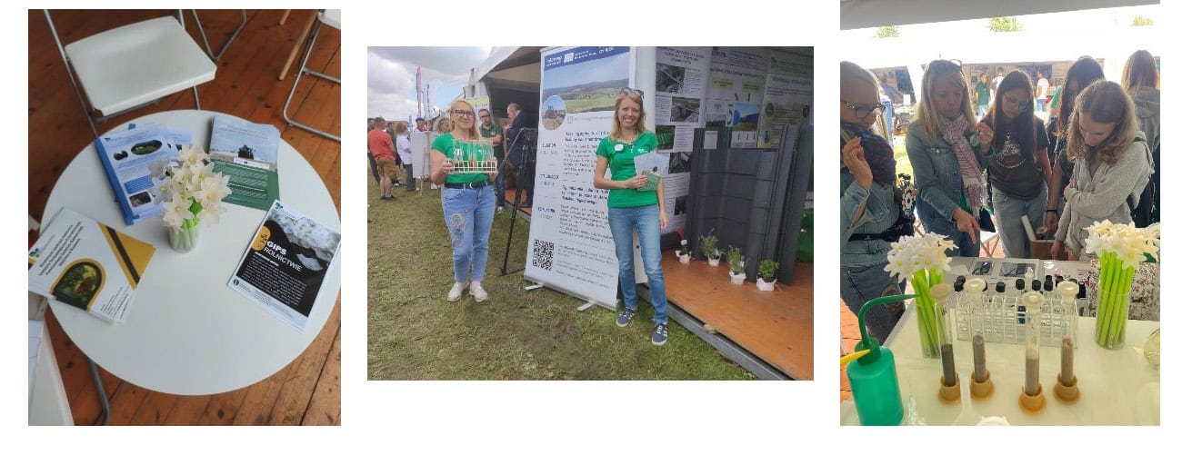 Field Days on 14-16 June in Boguchwała: Brochures B. Presentation of simplified methods of estimation of soil condition for participants of event, poster informed about GYPREG project.