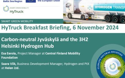 First AFIR compliant HRS to open 2025 in Finnish Jyväskylä / Helen to produce green hydrogen from 2026 on in 3H2 Helsinki Hydrogen Hub