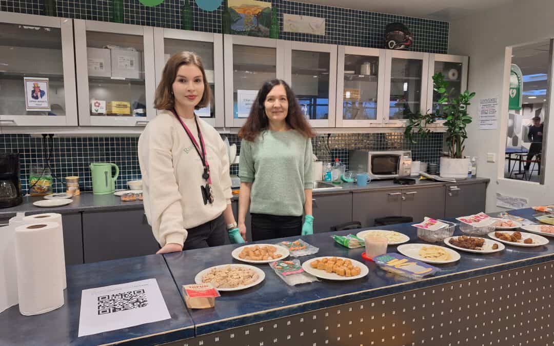 Vegan food tasting event at Kuopio Classical High School Promotes Healthy Eating Habits