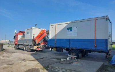 Mobile container for removing micropollutants: Tartu – Tallinn – Turku