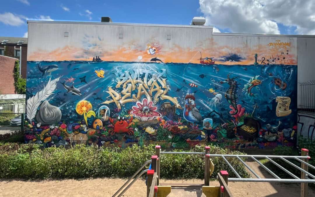 Building sense of belonging through Artwork. Youth inspired graffiti in Kiel.