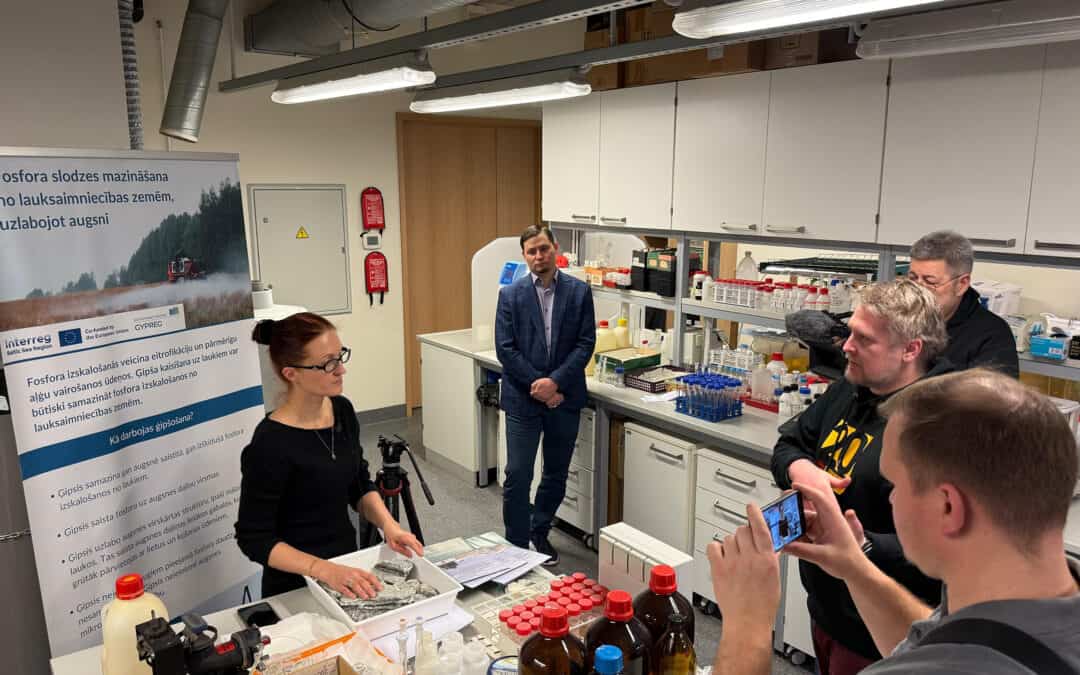 Gypsum Laboratory Experiments Featured on Latvian TV