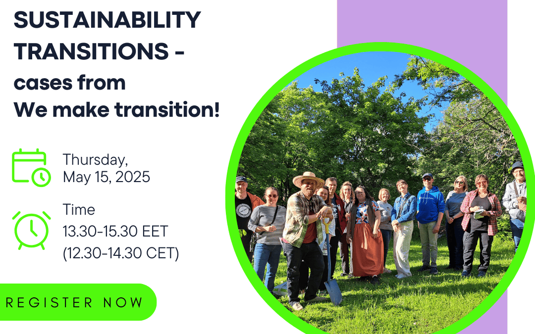 Presentations and recording of the webinar on We make transition! transition arena cases