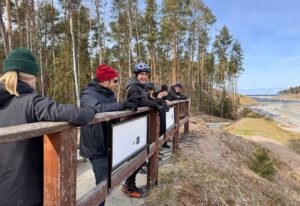 People by the road