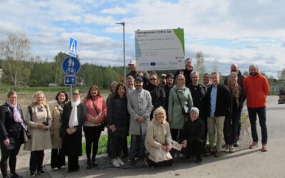 Painting Baltic Sea region cities blue