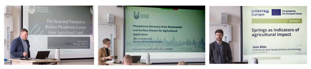Presentations at the stakeholder meeting in Riga