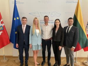 Meeting with Lithuanian Ministry of Transport and Communication representatives.