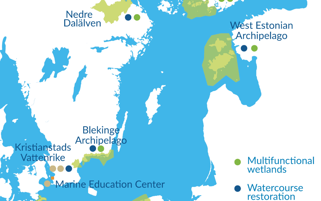Explore our planned Learning Sites around the Baltic Sea