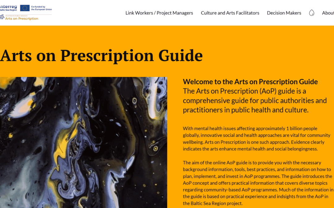Discover our newly launched Arts on Prescription online guide