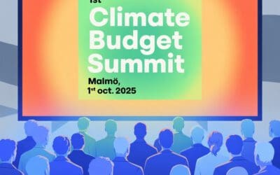 Register for the first Climate Budget Summit on Oct. 1st in Malmö!