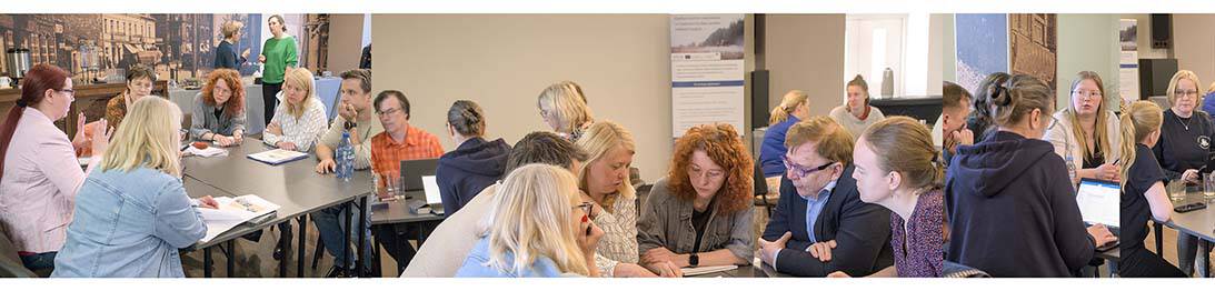 Workshop in process in Valmiera meeting