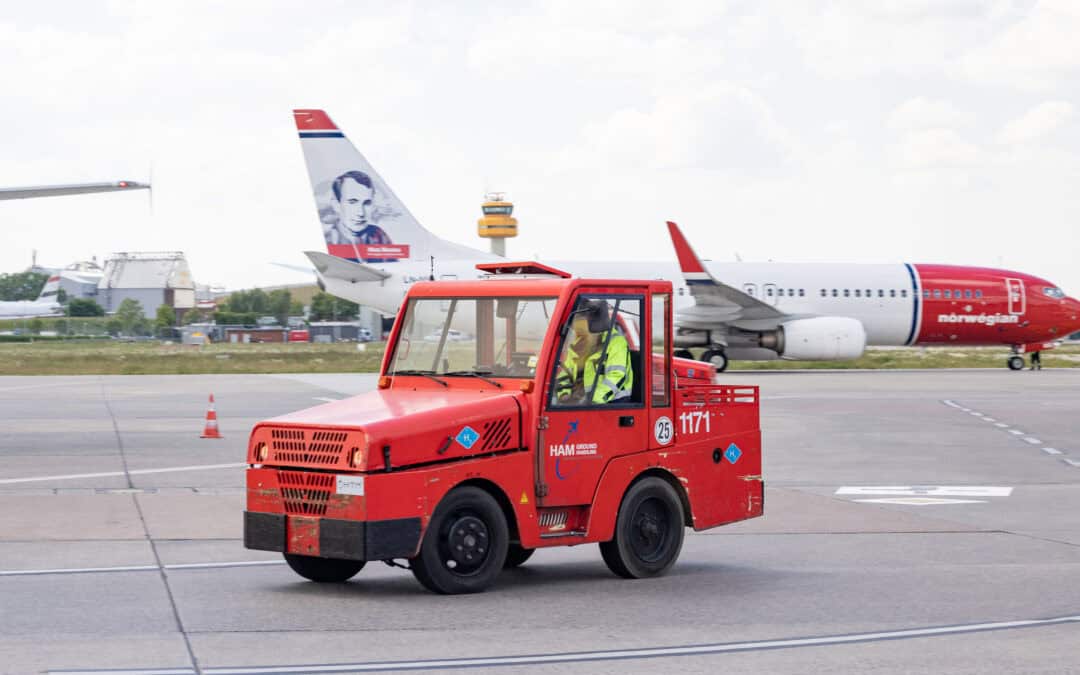 GH2-Baggage truck test at Hamburg Airport