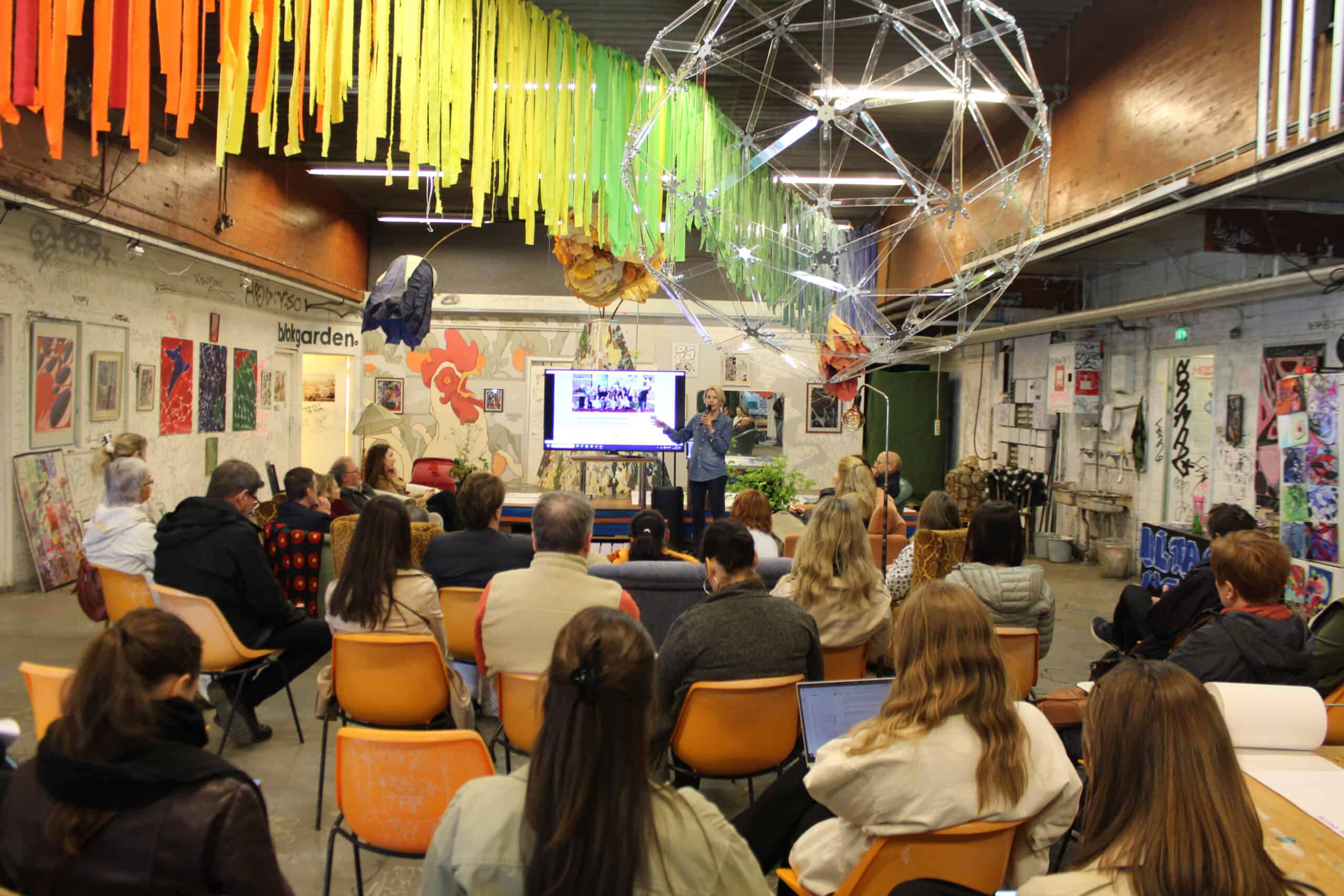 WMT project visit Participants during the presentation of We Make Transition project
