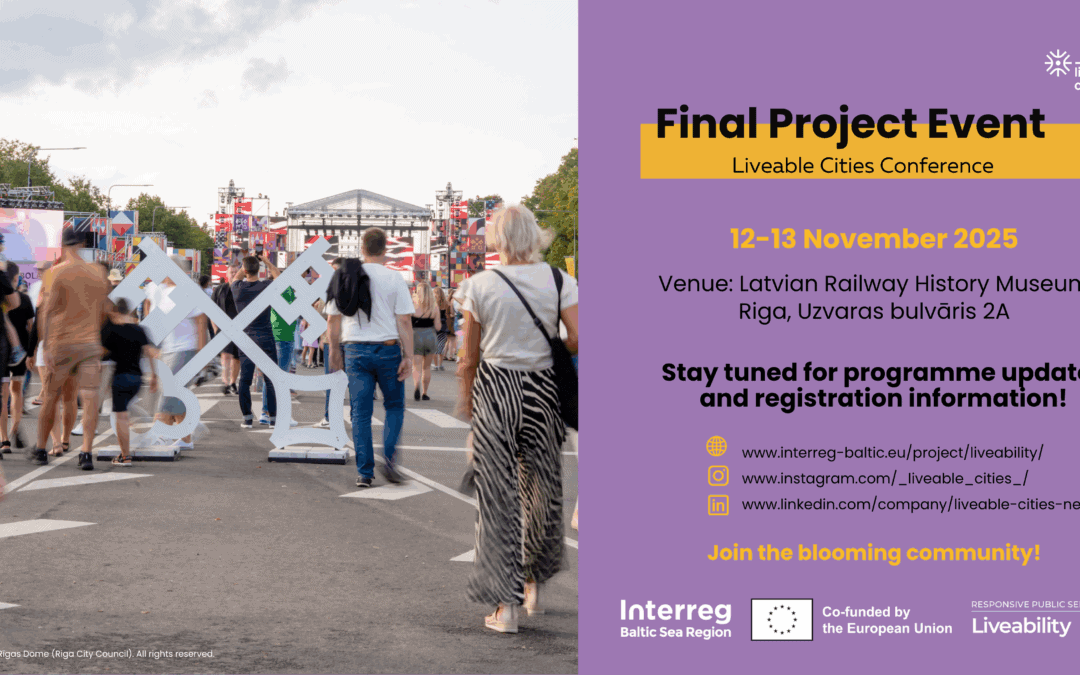 SAVE THE DATE – Final Project Event  (12-13 Nov 2025, Riga)