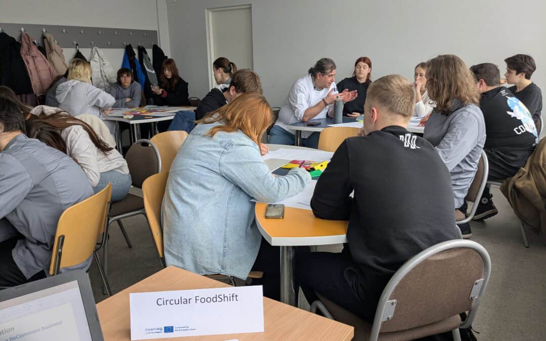 What does circular economy mean to students at VESK vocational school?