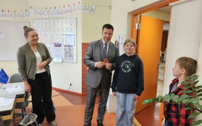 Jüri Ratas visits Nissi School during our pilot