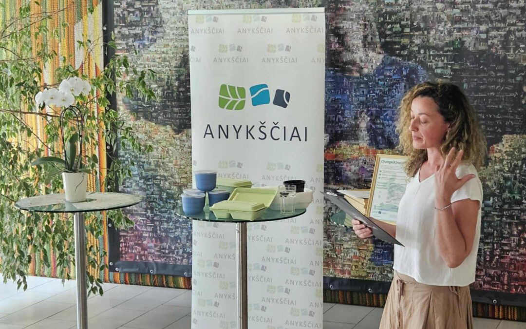 Reusable dishes in cafes in the Anykščiai district municipality