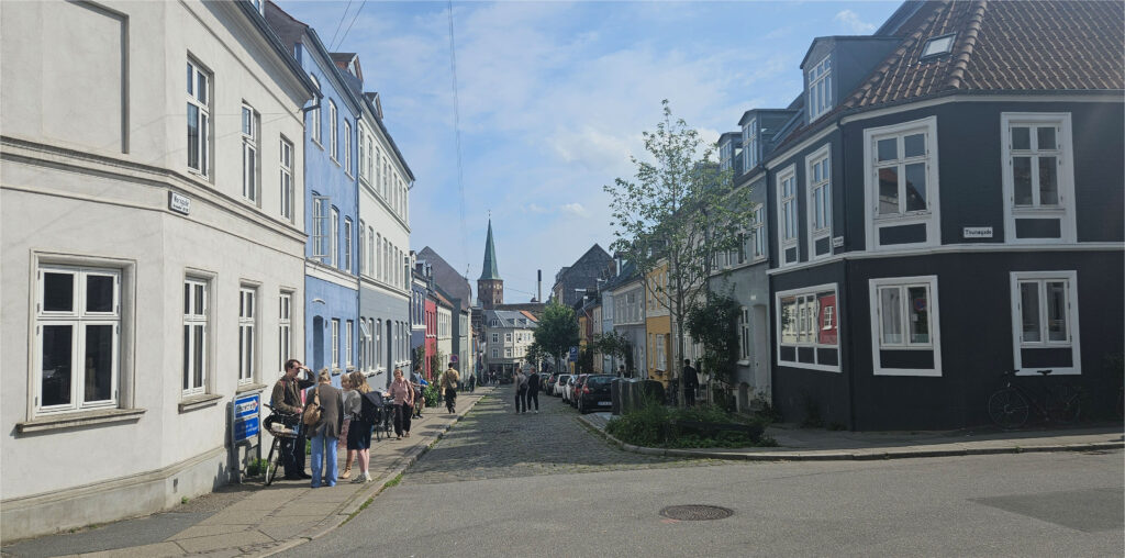 Street view from Aahus, Denmark.